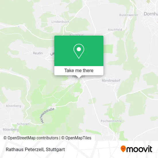 Rathaus Peterzell map