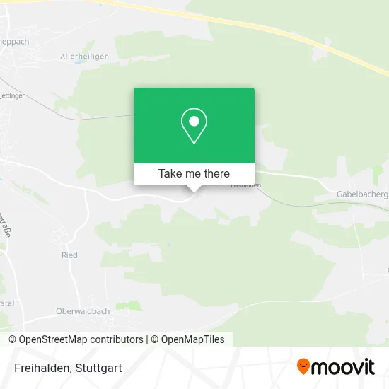 Freihalden map