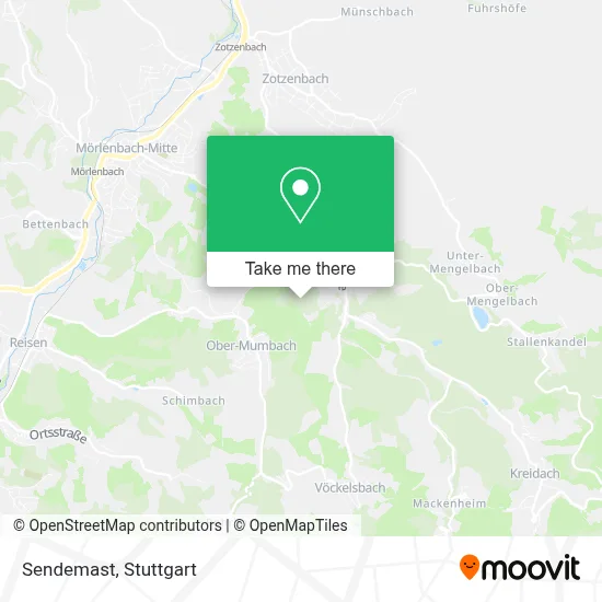 Sendemast map