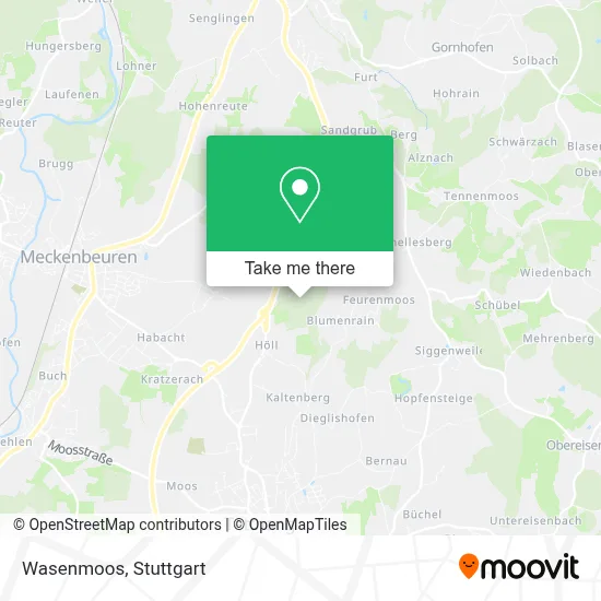 Wasenmoos map