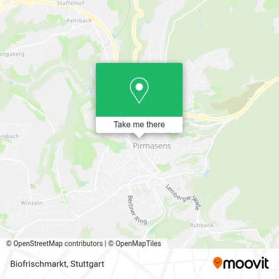 Biofrischmarkt map