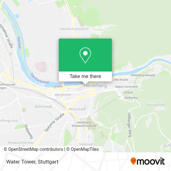 Wasserturm map