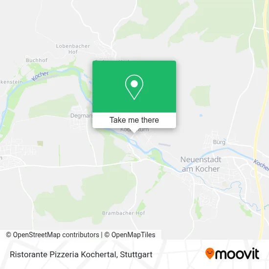 Ristorante Pizzeria Kochertal map
