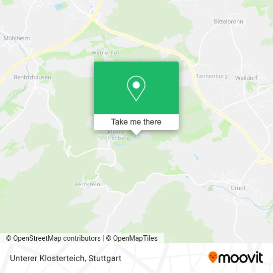 Unterer Klosterteich map