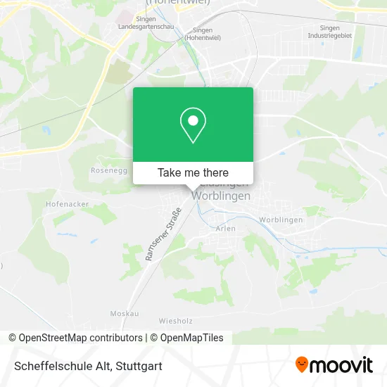 Scheffelschule Alt map