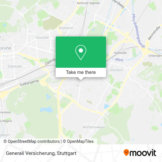 Generali Versicherung map