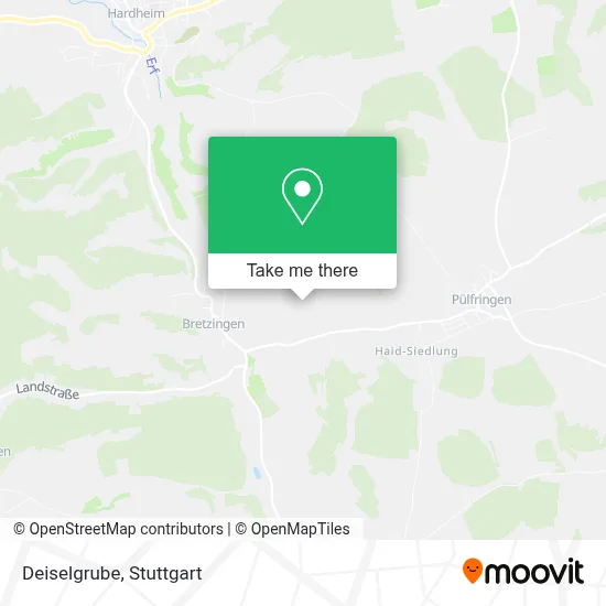 Deiselgrube map