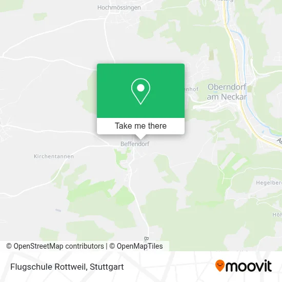 Flugschule Rottweil map