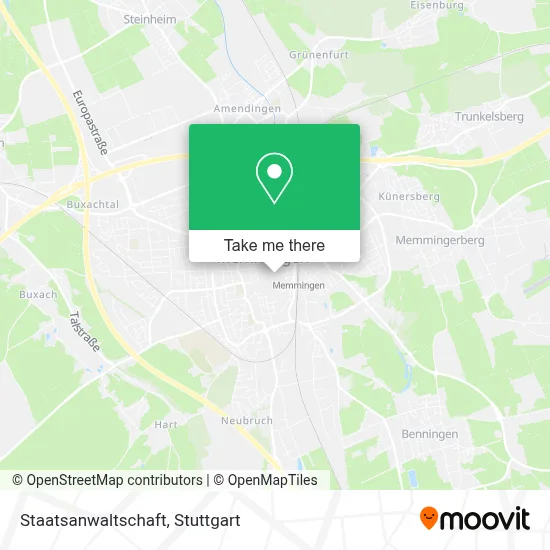 Staatsanwaltschaft map