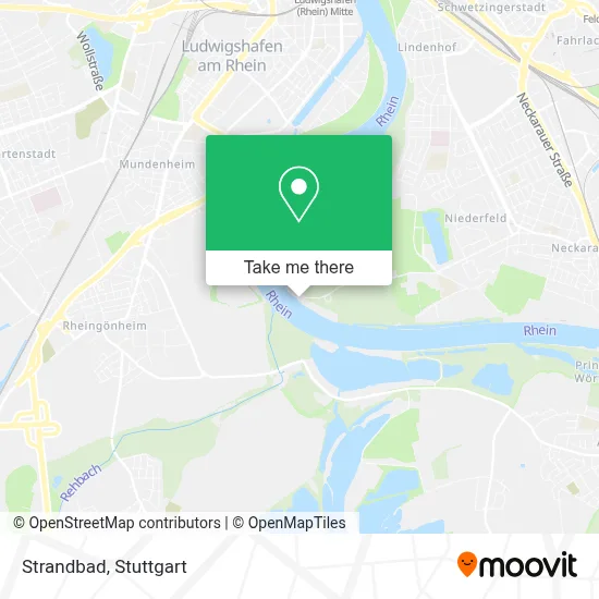 Strandbad map