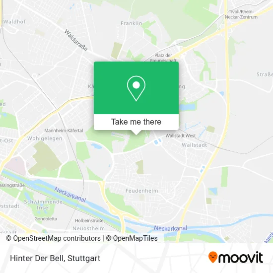 Hinter Der Bell map