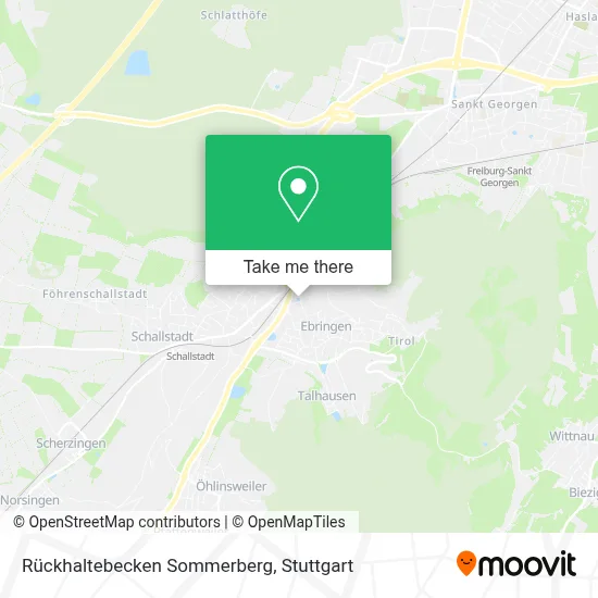 Rückhaltebecken Sommerberg map