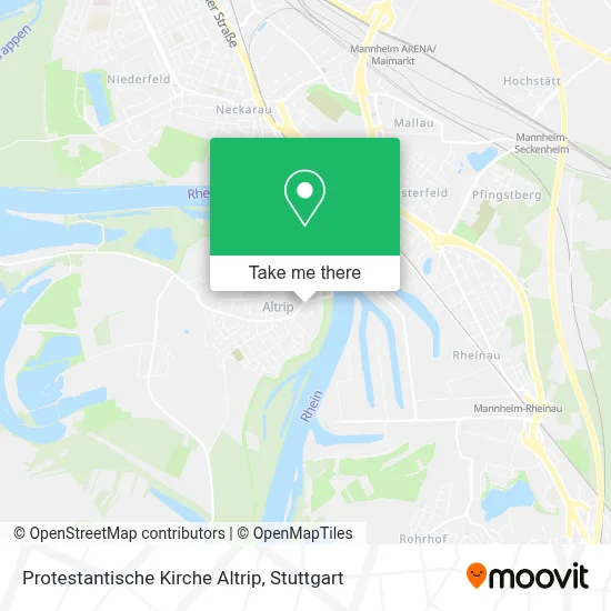Protestantische Kirche Altrip map