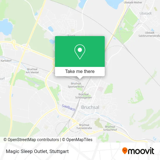 Magic Sleep Outlet map