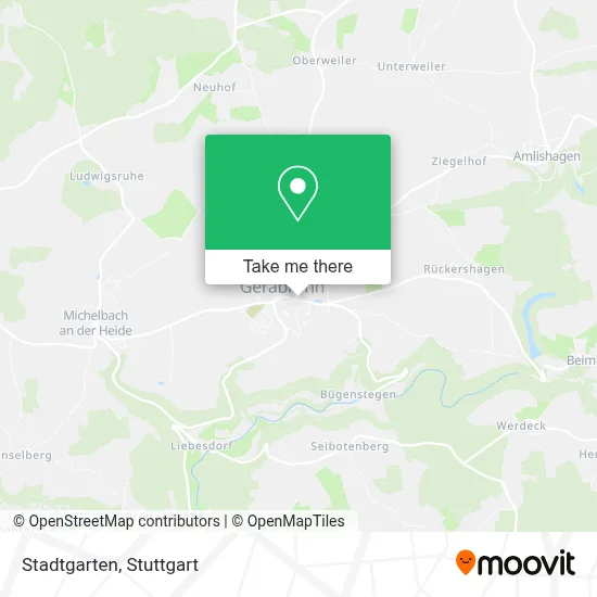 Stadtgarten map
