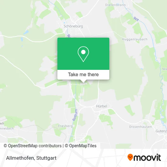Allmethofen map