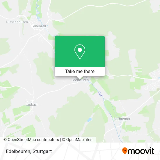 Edelbeuren map