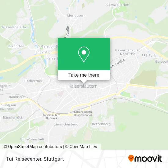 Tui Reisecenter map