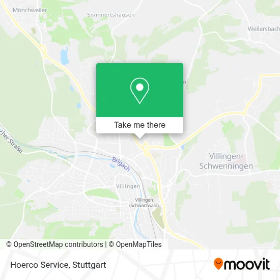 Hoerco Service map
