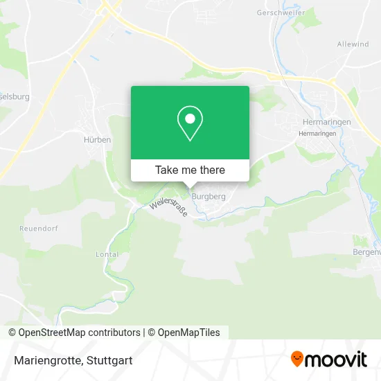 Mariengrotte map