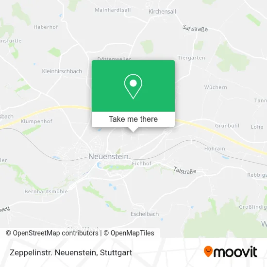 Zeppelinstr. Neuenstein map
