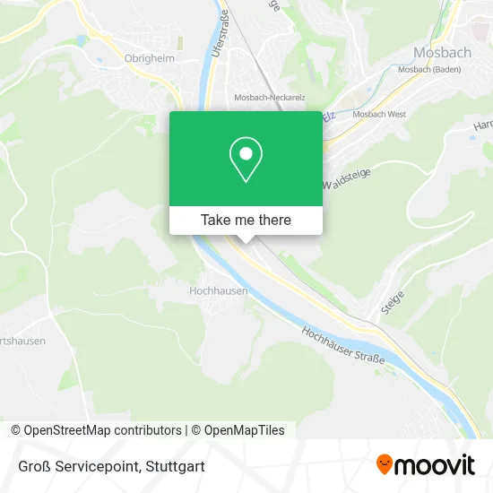 Groß Servicepoint map