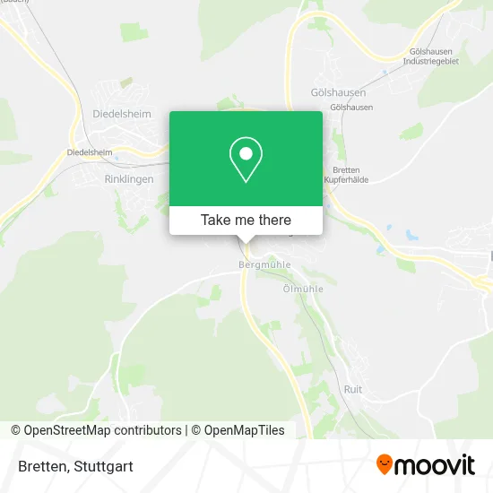 Bretten map