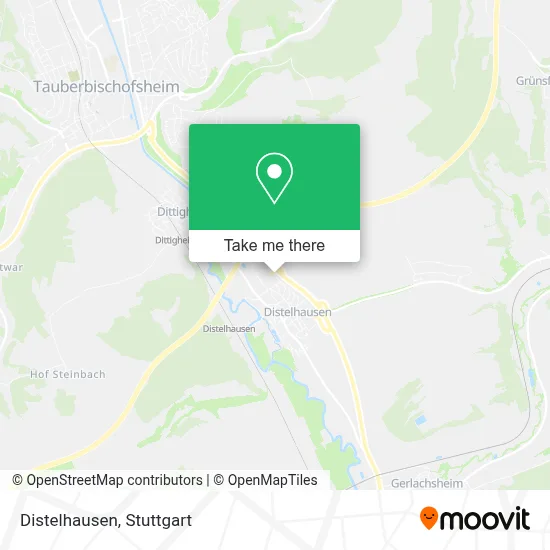 Distelhausen map