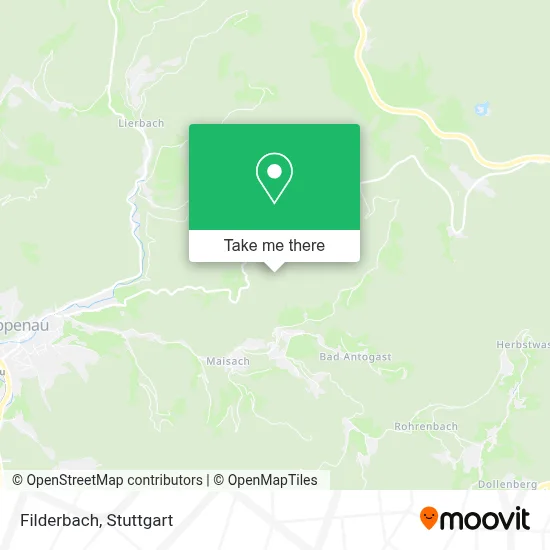 Filderbach map