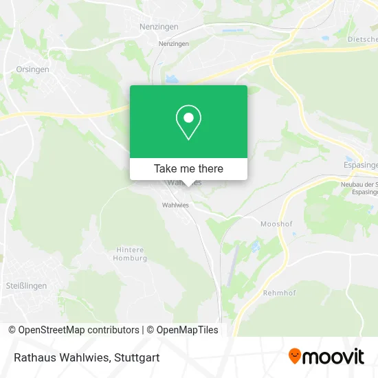 Rathaus Wahlwies map