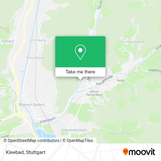Kleebad map