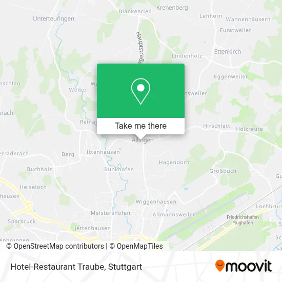 Hotel-Restaurant Traube map