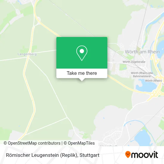 Römischer Leugenstein (Replik) map