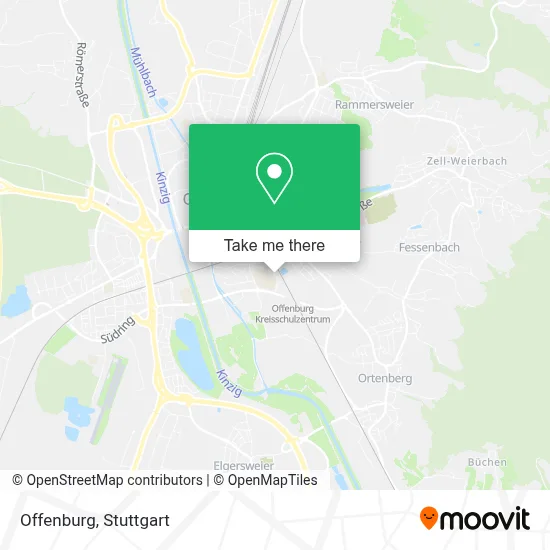 Offenburg map