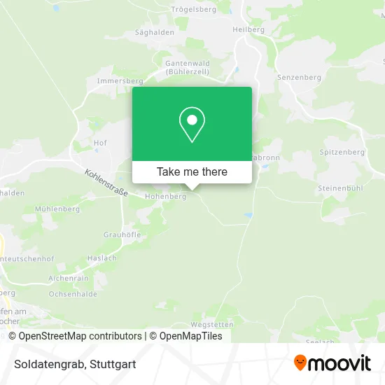 Soldatengrab map