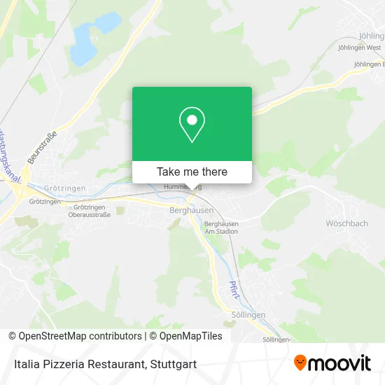 Ristorante Pizzeria Italia map