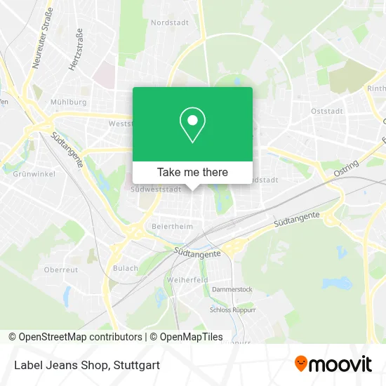 Label Jeans Shop map