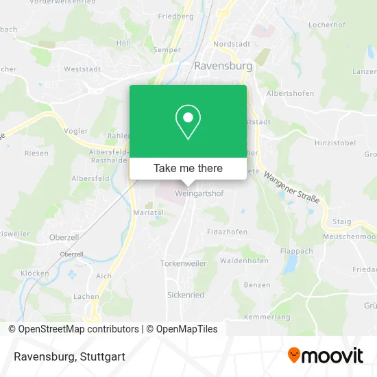 Ravensburg map