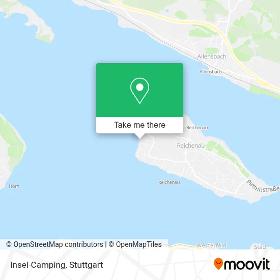Insel-Camping map