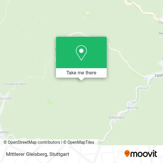 Mittlerer Gleisberg map