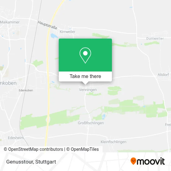 Genusstour map