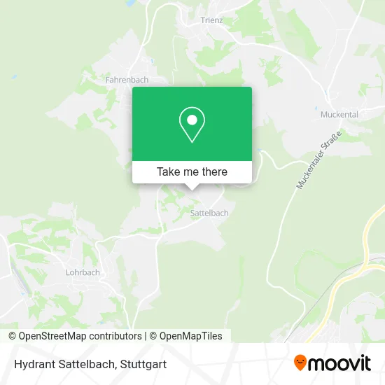 Hydrant Sattelbach map