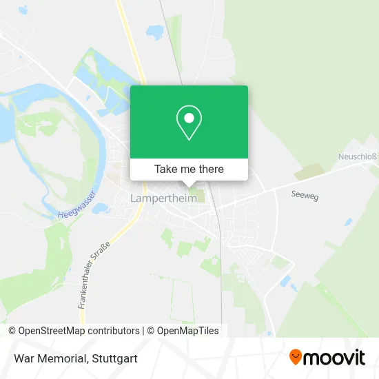 Kriegerdenkmal map