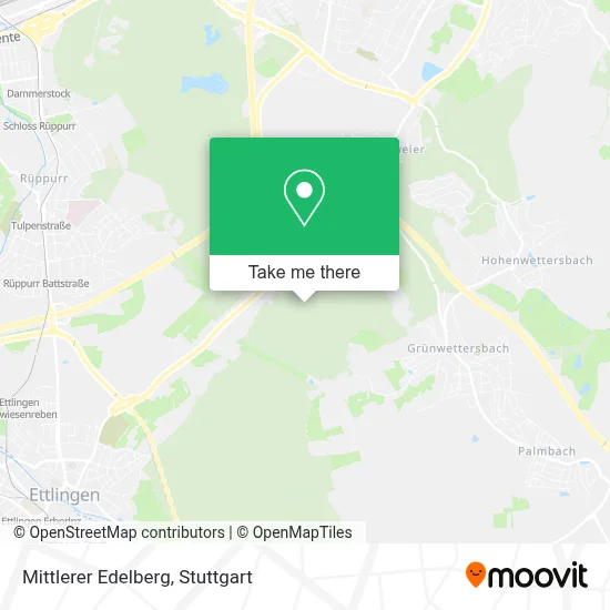 Mittlerer Edelberg map