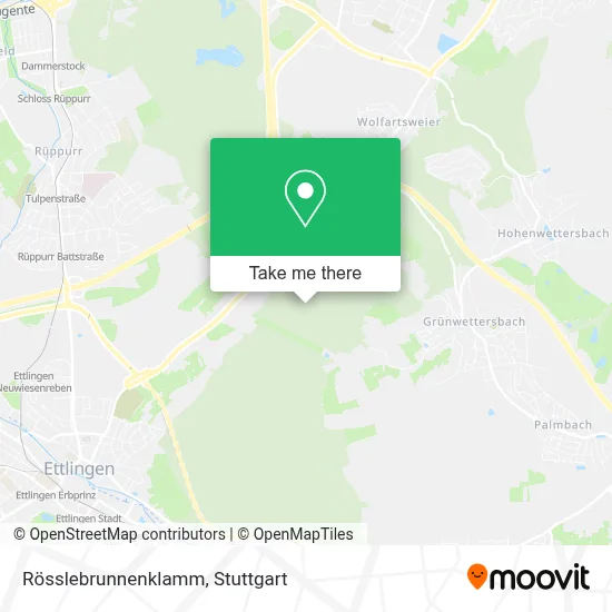 Rösslebrunnenklamm map
