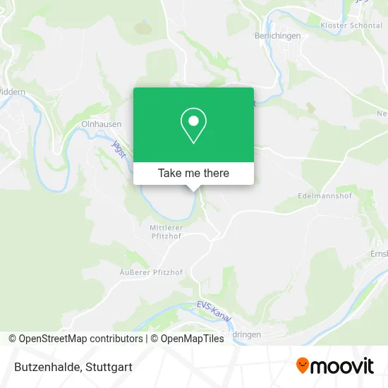 Butzenhalde map