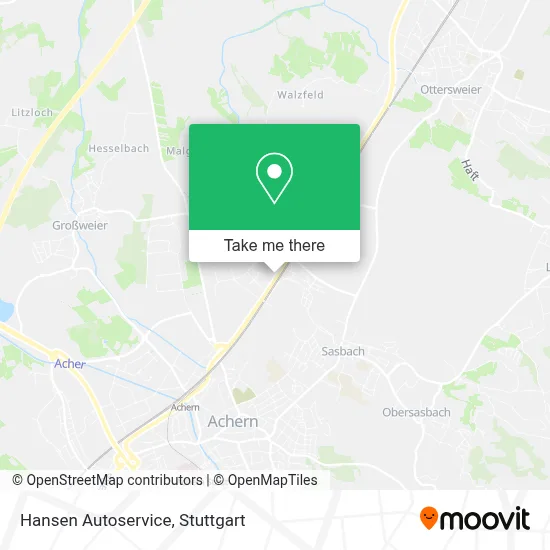 Hansen Autoservice map