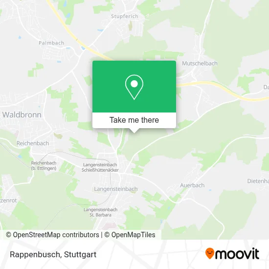 Rappenbusch map