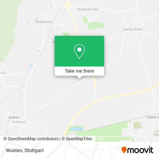 Wusten map