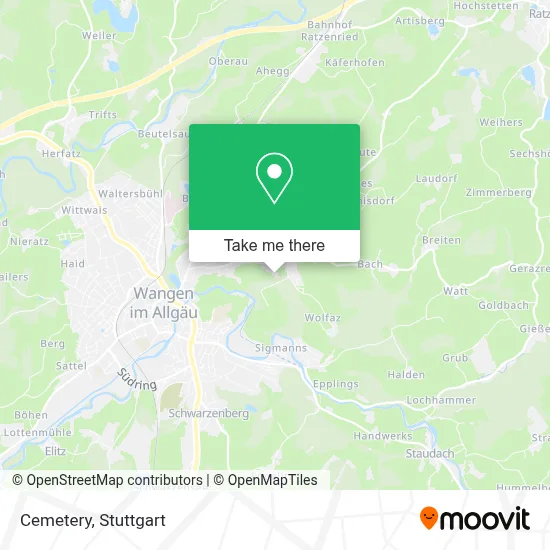 Friedhof map